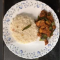 Chicken Ghee Roast with Lemon Rice