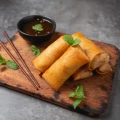 Kaffir Lime Spring Rolls (Veg/Chicken/Shrimp)