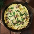 Mushroom & Cheddar Cheese Omelette