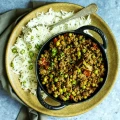 Mutton Keema with Basmati Rice