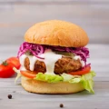 Chicken & Sausage Burger