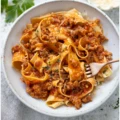 Fettuccine Bolognese