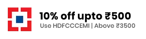 Use HDFCCCEMI Above ₹3500